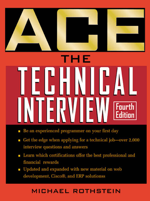 Cover image for Ace the Technical Interview